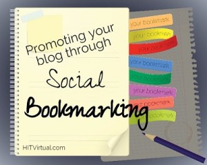 Promoting blog with social bookmarking